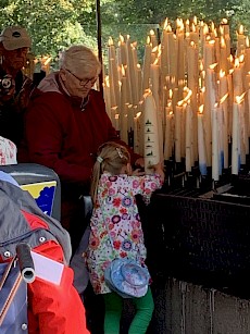 Onze oudste en jongste pelgrim